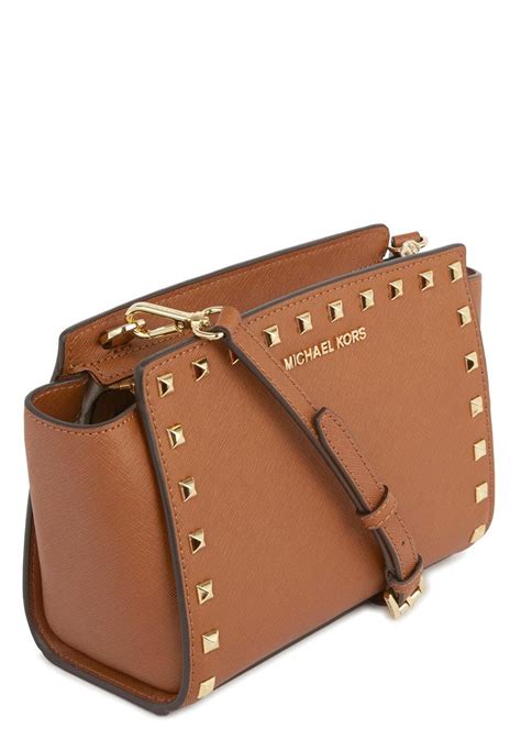 michael kors selma large tan